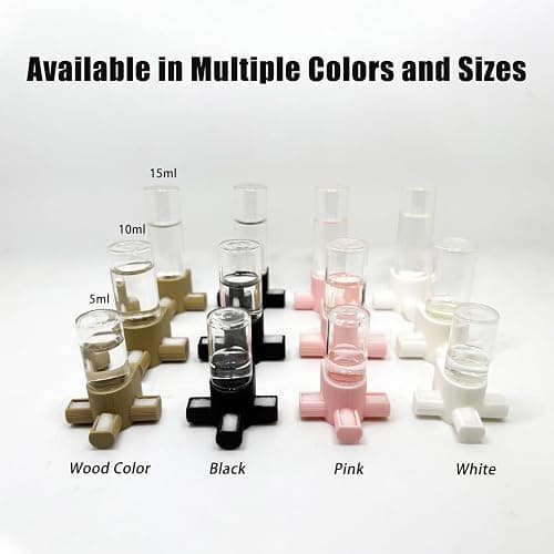Jumping Spider Water Dispenser, Magnetic Hanging Feeder,Suitable for Jumping Spiders,Tarantulas, Praying Mantises,Arboreal Animals, and Other Small Animal Enclosure Accessories (Pink, 10ML) thumbnail 6