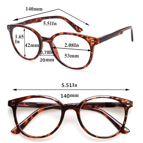 SIGVAN 3 Pack Reading Glasses Spring Hinge Stylish Readers Black/Tortoise for Men and Women thumbnail 2