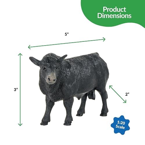 Big Country Toys Angus Bull Figurine – Hand-Painted 1:20 Scale Farm Animal Collectible thumbnail 2