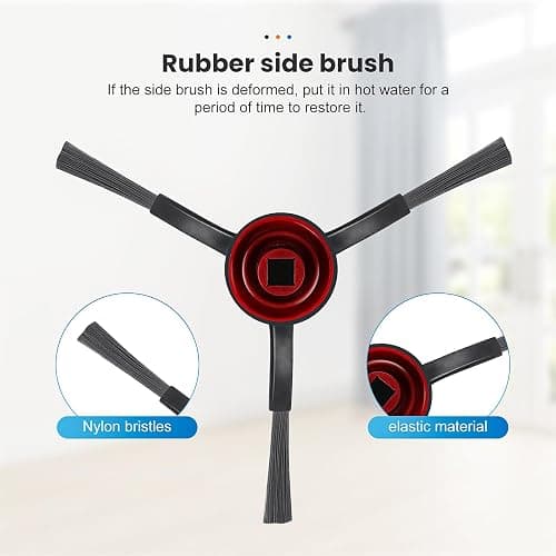 22 Pcs Accesories Kit for ECOVACS DEEBOT T30S / T30S PRO / T30S AI / T30S AI CARE Vacuum, Replacement Parts Include 1Rubber Brush, 4 Filters, 6 Pads, 6 T30S Dust Bag, 4 Side Brush and 1 Cleaning Tool thumbnail 7