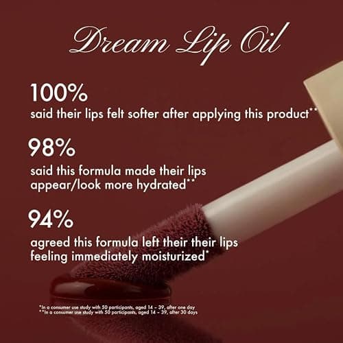 Summer Fridays Dream Lip Oil - Tinted Lip Oil with Moisturizing Sheer Coverage, High-Shine and Deep Hydration - Non-Sticky Formula for Long-Lasting Softness - Bare Sand (0.15 Oz) thumbnail 9