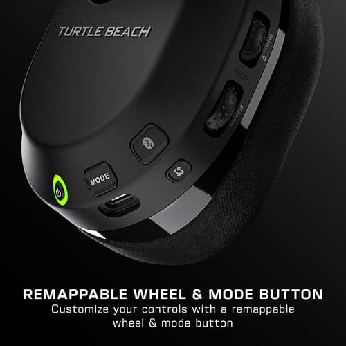 Turtle Beach Stealth 600 Wireless Multiplatform Amplified Gaming Headset for PS5, PS4, PC, & Mobile – Bluetooth, 80-Hr Battery, Noise-Cancelling Flip-to-Mute Mic, 50mm Speakers – Black thumbnail 8