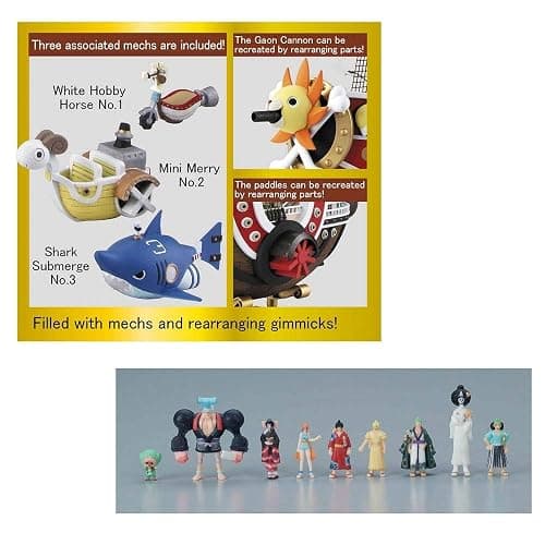 Bandai Hobby - One Piece - Thousand Sunny (Land of Wano Ver.) Sailing Ship Collection Model Kit thumbnail 9