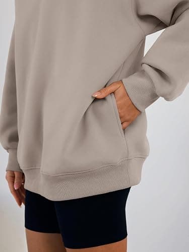 Trendy Queen Womens Oversized Hoodies Casual Fleece Sweatshirts with Pockets thumbnail 5