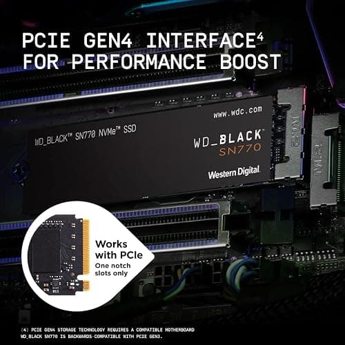 WD_BLACK 8TB SN850X NVMe Internal Gaming SSD Solid State Drive - Gen4 PCIe, M.2 2280, Up to 7,200 MB/s - WDS800T2X0E - 8TB - SSD thumbnail 8