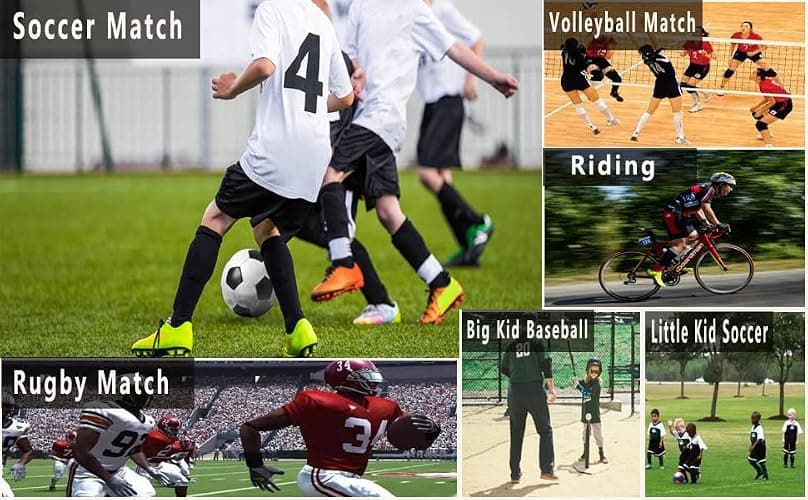 Soccer Shin Guards for Kid Youth Teen Adult - Shin Guards Sleeves with Inserted Pocket Cushion Protection Reduce Shocks and Injuries for TeamSports thumbnail 7