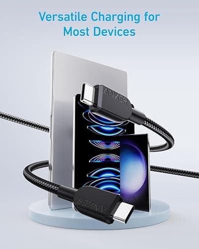 Anker 240W USB C to USB C Cable (2Pack,6ft), USB C Charger Cable Fast Charge for MacBook Pro, iPhone 17/16/15, iPad Pro, Samsung Galaxy,and More(USB 2.0) thumbnail 3