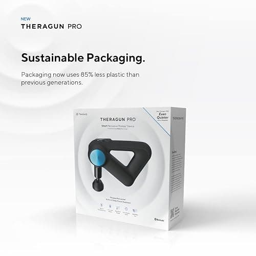 TheraGun Pro Handheld Deep Tissue Massage Gun - Bluetooth Enabled Percussion Massage Gun & Personal Massager for Pain Relief & Circulation in Neck, Back, Leg, Shoulder and Body (Black - 5th Gen) thumbnail 7