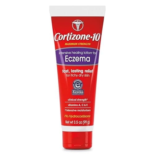 Cortizone 10 Maximum Strength Intensive Healing Lotion for Eczema, 1% Hydrocortisone, 3.5 oz. - Image 1