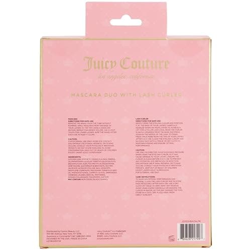 Juicy Couture Mascara Duo & Lash Curler – Dual Mascara Shades of Black, Intense Volume & Lucious Lash Curls thumbnail 3