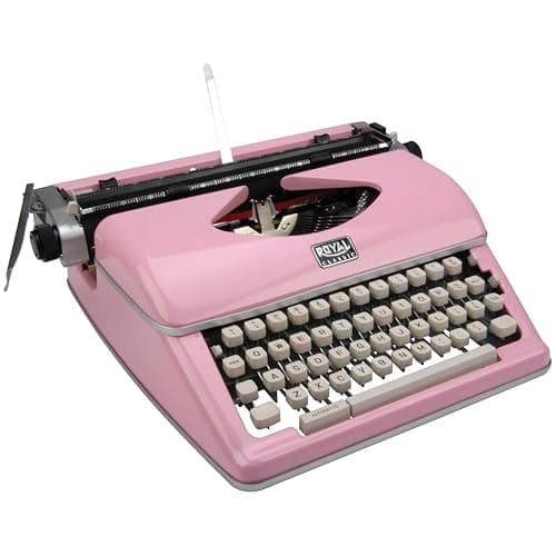 Royal 79105Y Classic Manual Typewriter (Pink) thumbnail 6