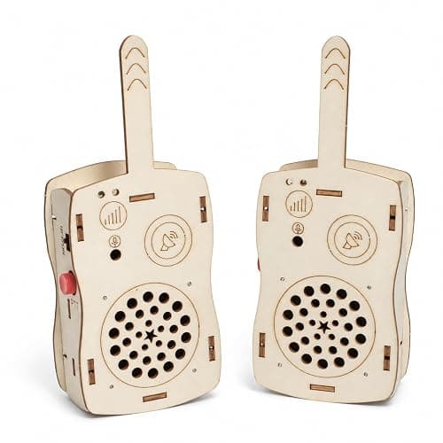 STEM Projects Science Toys for Ages 6-8-13 Walkie Talkies Kids Birthday Gifts for 7 9 10 11 12 14+ Years Old Boys Girls Teens Engineering DIY Electronic Kits Cool Gadgets Stuff Robotics 3D Puzzles - Image 1