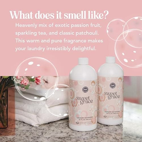 Bridgewater Candle Sweet Grace 32 oz Laundry Detergent Liquid | Highly Scented Luxury Laundry Experience | Deep Cleaning and Powerfully Fragranced thumbnail 3