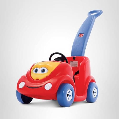 Step2 Push Around Buggy Kids Push Car, Toddler Ride-On Toy with Seat Belt and Horn, Red, Ages 18 Months+ thumbnail 8