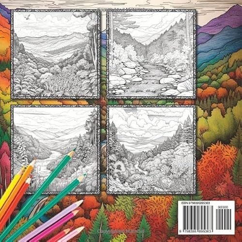 Great Smoky Mountains National Park Adults coloring Book: A National Park Coloring Experience | Coloring Book For Kids, Boys, Girls Who Likes To Color thumbnail 2