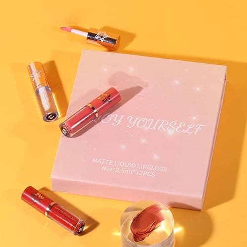Lip Gloss for Kids Girls 8 Years Old 2.5ml X 12 Shades Set Lipstick For Beautiful And Long Lasting Makeup Non Sticky And Non Fading Moisturizing Lip And Cheek Tint Lip Gloss Girls Teenager thumbnail 4