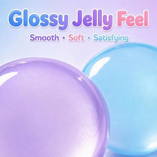 4 PCS Coconut Oil Squishy Stress Ball for Adults, Slow Rising Squishy Fidget Toys, Sensory Fidget Toys for Study Work,Soft Stress Relief Toy thumbnail 4