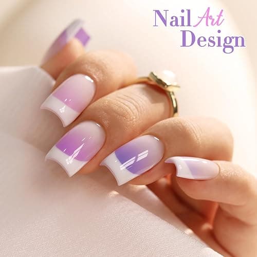 Double Rhythm 6 Pcs 15 ML Gel Polish Set Same Color Same Bottle Soak Off Gel Polish Kit Nail Art Manicure Salon DIY at Home for Women (Light Dark Purple Violet Rose Pink-T6-16) thumbnail 9