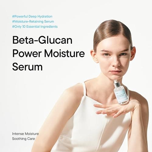 IUNIK Beta-Glucan Power Deep Moisture Vegan Serum Intense Hydration Mushroom Yeast Extracts Naturally-derived - Dry Mature Sagging Sensitive Skin Cell Regenerating Lifting Korean Skincare thumbnail 2