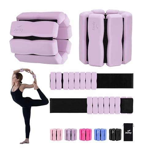 Wrist Ankle Weights for Women Men, Leg Arm Wrist Weights Bangles 1lb*2 1.5lb*2 2lb*2Wearable Weights Pilates Weighted Bracelet for Strength Training Walking Swimming Exercises Yoga Physical Therapy - Image 1