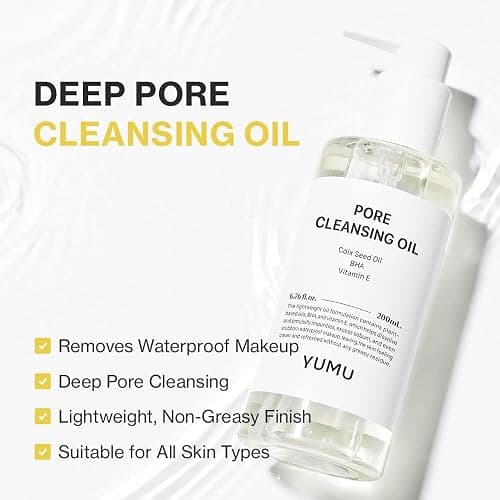 YUMU Double Cleansing Duo Set, Gentle Face Wash & Pore Control Cleansing Oil, Hydrating, Korean Skin Care thumbnail 3