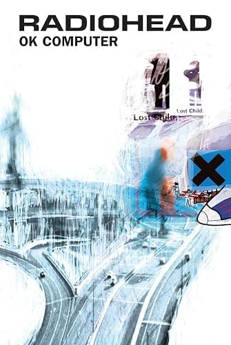 CINEMAFLIX Radiohead OK Computer Poster - Wall Art Measures 24 x 36 inches (unframed) - Image 1