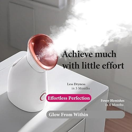 Colorfarm Facial Steamer Nano Ionic: Face Steamer Deep Cleaning Unclogs Pores - Humidifier Hot Mist Home Sauna Spa for Women Men Sinuses Moisturizing thumbnail 5
