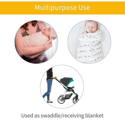 Cute Baseball Print Baby Stuff Swaddle Blanket Hat Set for Boys Girls, Soft Newborn Swaddle Wrap Blanket Shower Gift thumbnail 8