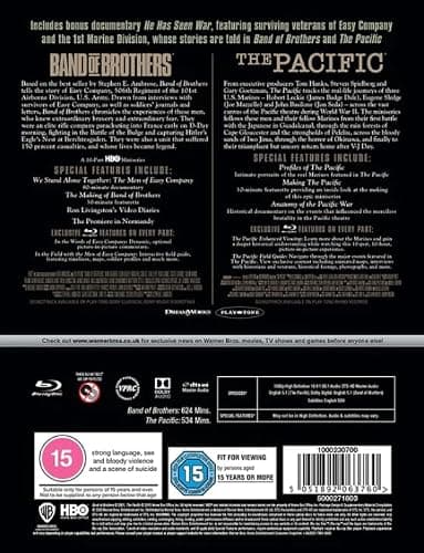 Band Of Brothers / The Pacific - Complete Mini Series [Blu-Ray, Region Free] thumbnail 2