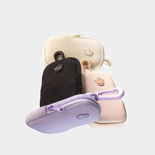 Touchette Zippered Pouch with Snap Hook – Attachable Bag Accessory Compatible with 1 FL OZ Touchland Hand Sanitizer thumbnail 4