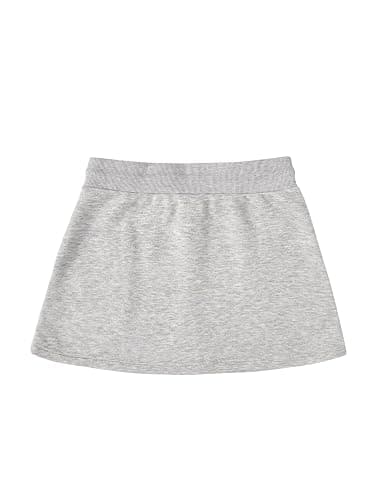 SHENHE Women's Drawstring Sweat Skirt Mid Waist Casual Mini Skirt with Pockets thumbnail 2