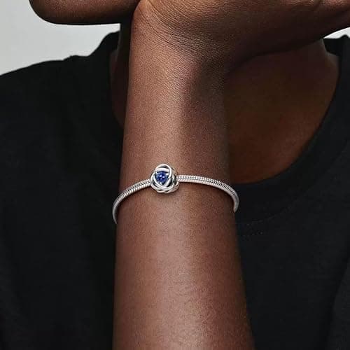 Pandora Moments Charm Ewigkeitskreis, Sterlingsilber, mit klarem Cubic Zirkonia thumbnail 3