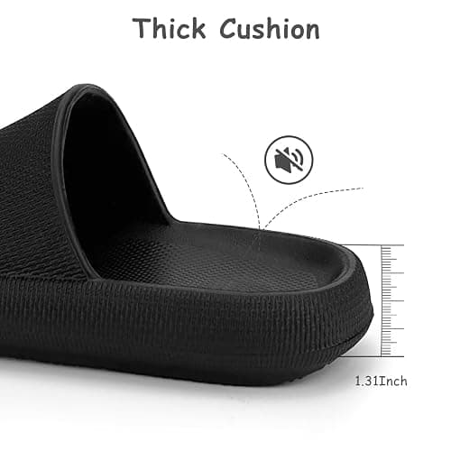 Cubufly Cloud Slides for Kids丨Boys Girls Shower Slippers Slip on Sandals丨Non-Slip Open Toe Pillow Slippers Sandals丨Quick Drying Summer Beach Pool Shoes thumbnail 3