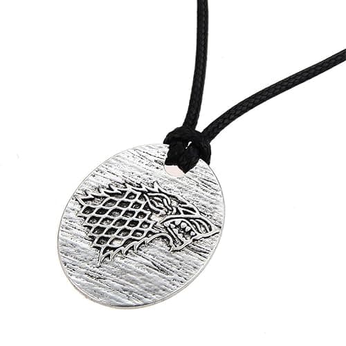 Lureme Game of Thrones House Stark of Winterfell Dire Wolf Pendant Necklace-Stark (nl005855-1) thumbnail 3