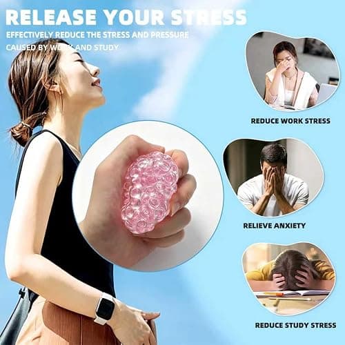 15pcs DIY Squishy Stress Ball Making Kit – Blank Skins with Air Pump & Expander Tool, Make Your Own Transparent Fidget Pressure Balls for Adults thumbnail 6