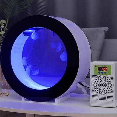 BuufuS Intelligent Jellyfish Aquarium, 18L/4.8Gal Round Jellyfish Lamp Remote Control Jelly Fish Tank with 16 Colors LED Lights Low Noise for Home Office Decoration Ideal Gift thumbnail 3