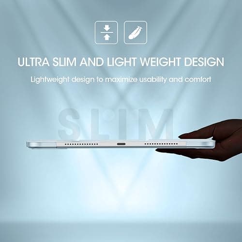 ProCase Smart Case for iPad Pro 11 Inch M5 2025/M4 2024 (Model: A3357/A3358/A3359/A2836/A2837/A3006), Slim Folio Stand Hard Back Shell Protective Tablet Cover for iPad Pro 11" 6th/5th Gen -Blue thumbnail 7