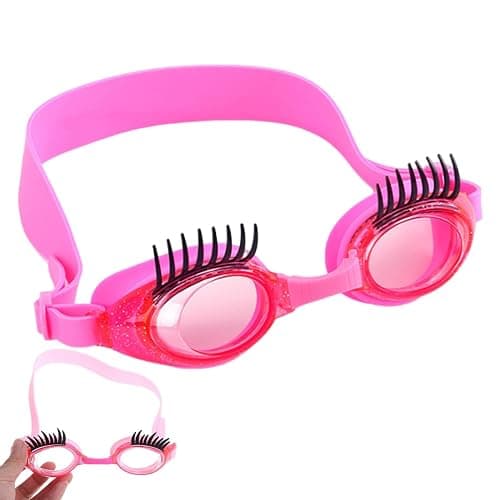 Women's Swimming Goggles, Eyelash-enhanced Women's Goggles, Non-slip Leakproof Goggles For Women, Anti-fog Leak Proof Uv Resist Swimming Goggles For Children, With Ear Plug Nose Clip Portable Case thumbnail 9