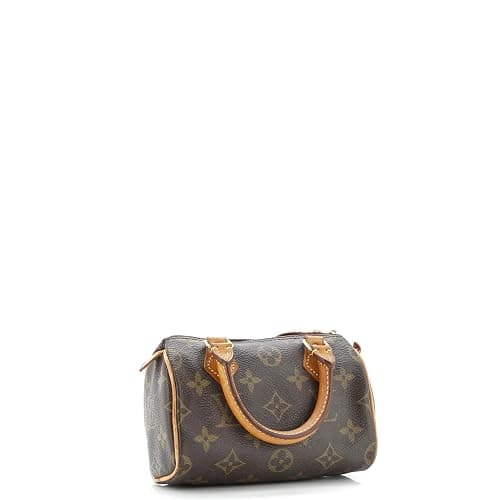 Louis Vuitton, Pre-Loved Speedy Mini HL Handbag Monogram Canvas, Brown thumbnail 2