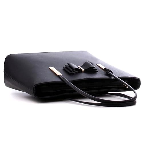 WEDMAY Large Handbags for Women, Tote Bags for Women with Zip, School Handbag for Girls, Women's Laptop Tote Bag, Ladies Fashion Simple Shoulder Shopper Designer Bags thumbnail 3