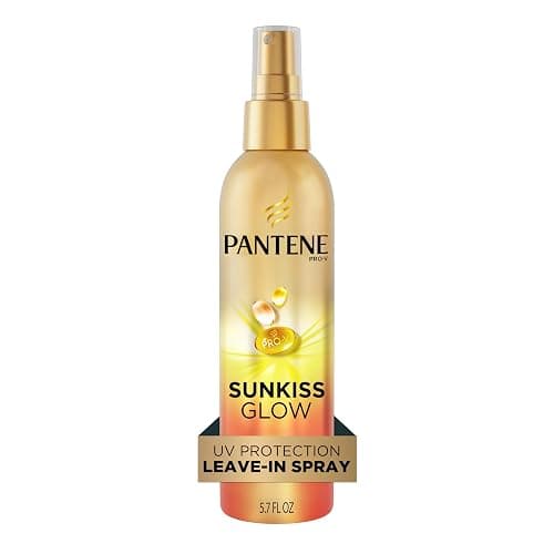 Pantene Sunkiss Glow Multitasking Spray, UV Hair Protection, Repairs Damage, Leave-In Conditioning Treatment, 5.7 oz - Image 1