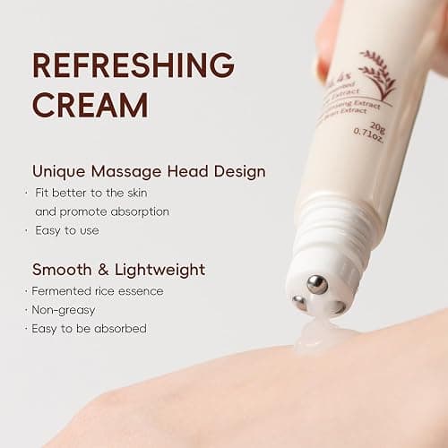 14PCS Complete Korean Skin Care Set for Kids 10-12 - Rice Skincare Kit with - Face Wash, Serum, Moisturizing Cream, Eye Cream, Masks, Brush & Headband, Travel Facial Gift Box Skin Care for Teens Women thumbnail 6