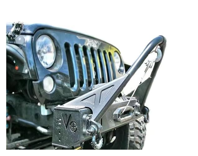 Protezione paraurti anteriore stile Evo compatibile for Jeep Wrangler JK Bull Bar thumbnail 5