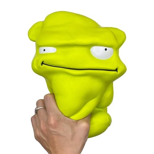 funnysquee 9.8 Inches Gaint Green Monster Slow Rising Squishies,Jumbo Squishys Birthday Gift for Kids, Stress Relief Kawaii Squishie Toys thumbnail 4