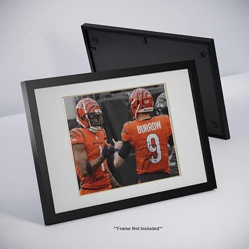 Joe Burrow Ja'Marr Chase Signed Photo Autograph Print Wall Art Home Decor thumbnail 4