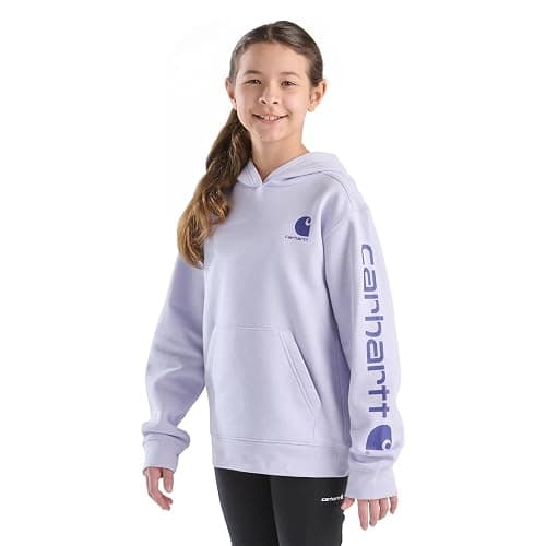 Carhartt Kid's CA7131 Long-Sleeve Graphic Sweatshirt - Girls thumbnail 3