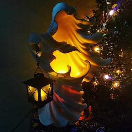 7.87" Ghost Lantern Cracker Ghost Statue Garden Yard Home Party Halloween Decoration (Ghost) thumbnail 6
