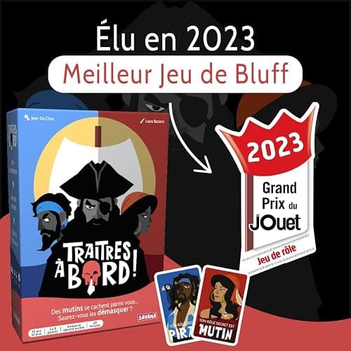 SAVANA Traitres à Bord - Jeu de société - Grand Prix du Jouet 2023 - Jeux à identité secrète - Jeu de Voyage et de Poche - Jeu de Cartes dès 10 Ans thumbnail 6