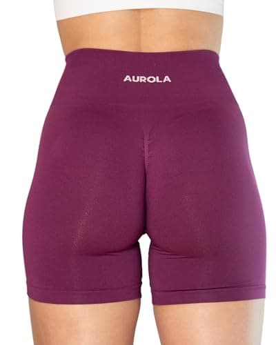 AUROLA Intensify Workout Shorts for Women Seamless Scrunch Short Gym Yoga Running Sport Active Exercise Fitness Shorts thumbnail 2