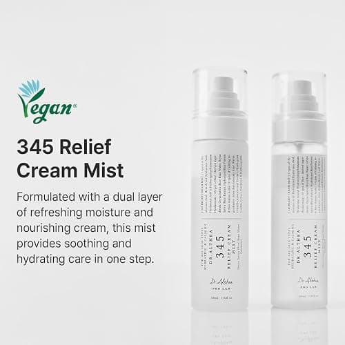 Dr.Althea 345 Relief Cream Mist | Hyaluronic Acid & Panthenol for Hydration and Calming Skin Irritation | Milky Facial Mist Spray Before Makeup and Travel Essential | Vegan Korean Skincare, 3.38 Fl Oz thumbnail 2
